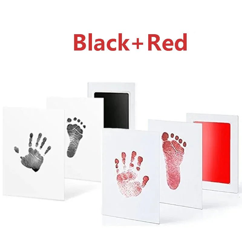2/4pc Baby Handprint Footprints Ink Pads Safe Non-toxic