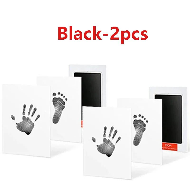 2/4pc Baby Handprint Footprints Ink Pads Safe Non-toxic