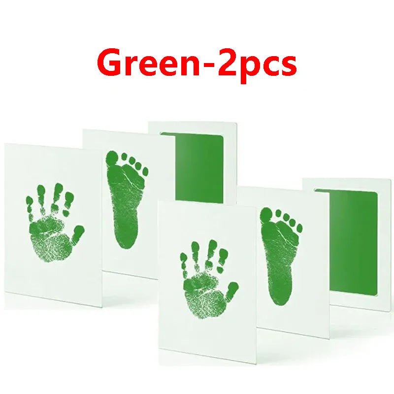 2/4pc Baby Handprint Footprints Ink Pads Safe Non-toxic