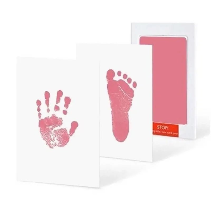 2/4pc Baby Handprint Footprints Ink Pads Safe Non-toxic