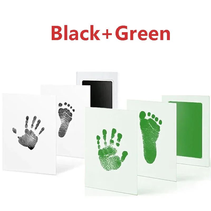2/4pc Baby Handprint Footprints Ink Pads Safe Non-toxic