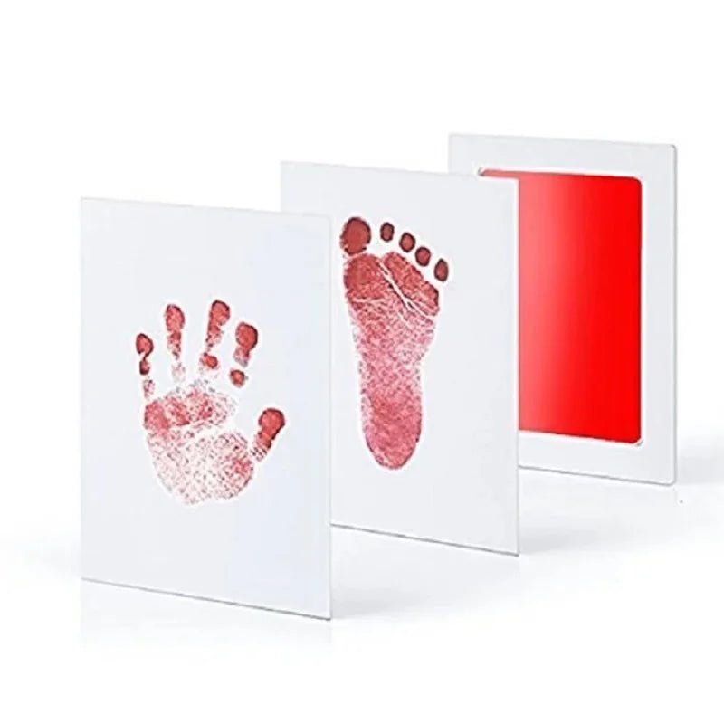2/4pc Baby Handprint Footprints Ink Pads Safe Non-toxic