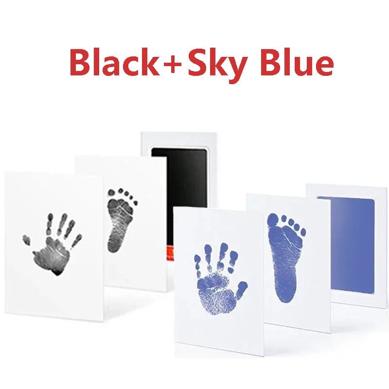 2/4pc Baby Handprint Footprints Ink Pads Safe Non-toxic