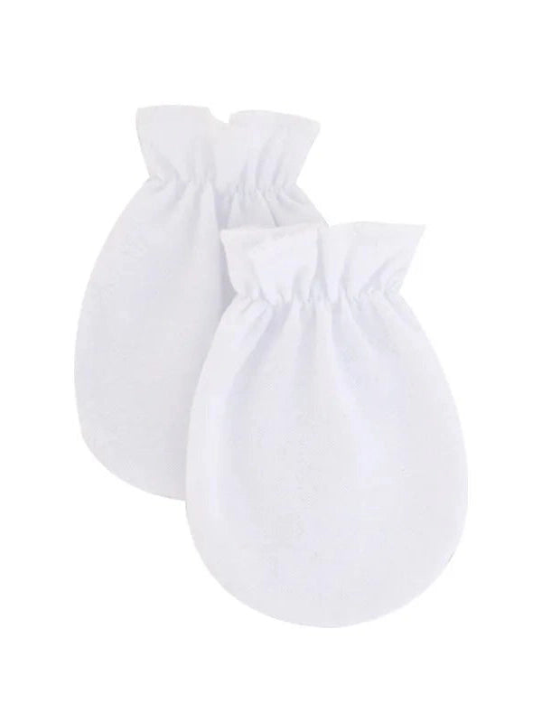 2pc 1pair Baby Anti-scratch Gloves Single-layer Baby Mittens