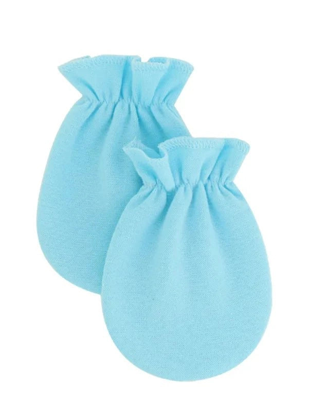 2pc 1pair Baby Anti-scratch Gloves Single-layer Baby Mittens