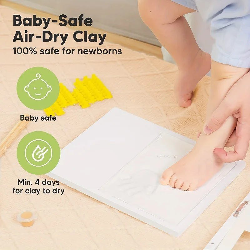 Baby Hands and Footprints Clay mold Photo Frame - Hands & Toes