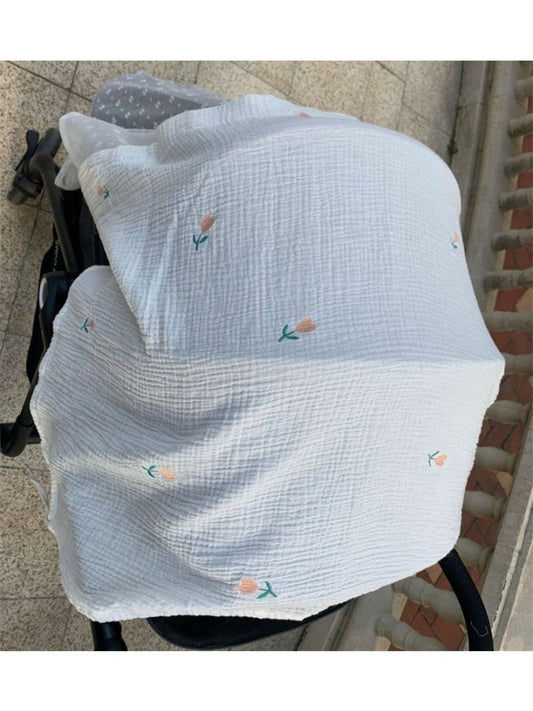 Baby Stroller Anti - mosquito Net Children's Mosquito - proof Embroidered Cover Cloth Baby Summer - Hands & Toes