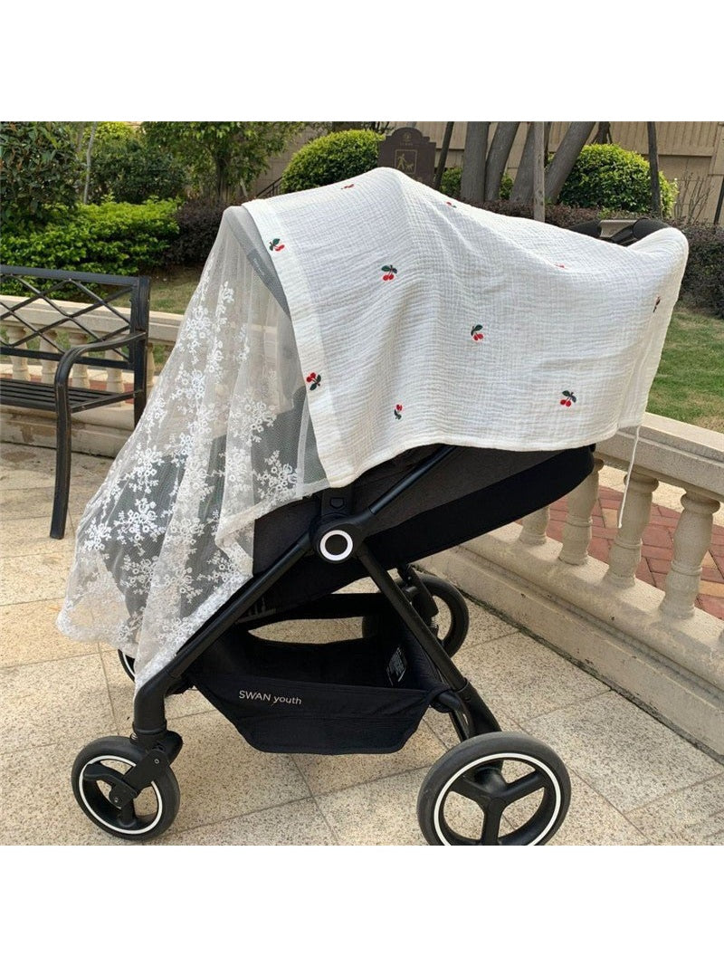 Baby Stroller Anti - mosquito Net Children's Mosquito - proof Embroidered Cover Cloth Baby Summer - Hands & Toes