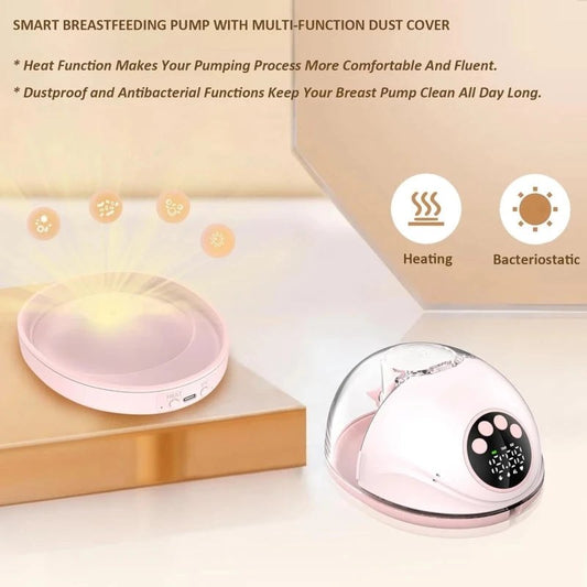 Breast Pump Electric Handsfree BPA Free With Heating & UV Sterilize Lid Optional Wireless Upgrade Wearable Breastfeeding Pump - Hands & Toes