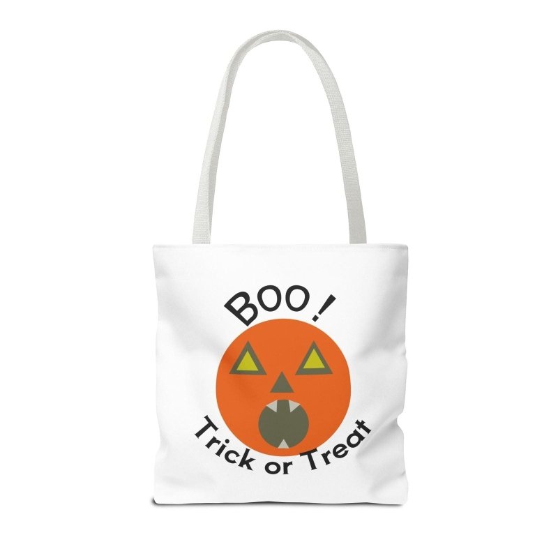 Fall-Themed Tote Bag, Happy Fall and Halloween Designs, Eco-Friendly Shopping, Seasonal Gift, Trick or Treat Bag, Holiday Accessory