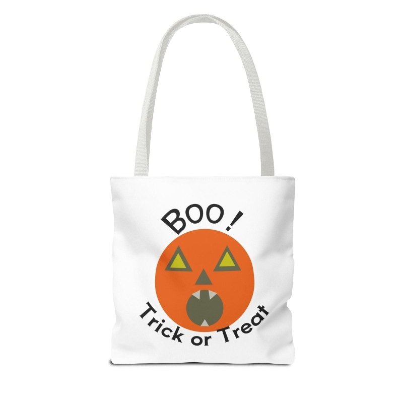 Fall-Themed Tote Bag, Happy Fall and Halloween Designs, Eco-Friendly Shopping, Seasonal Gift, Trick or Treat Bag, Holiday Accessory