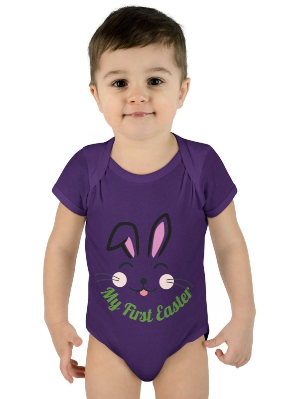 Hands&Toes Rabbit Ears 'My First Easter' Onesie - Hands & Toes