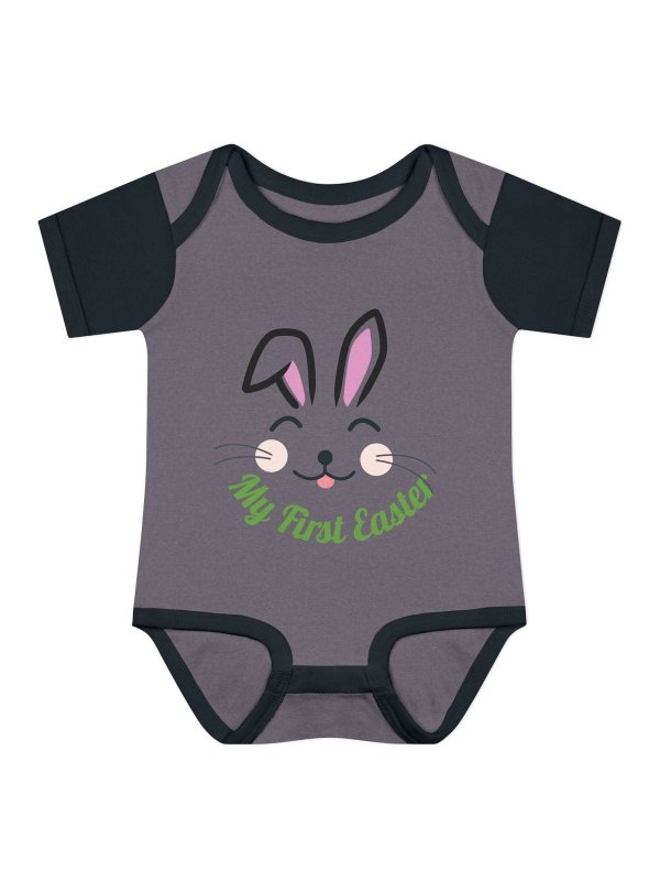 Hands&Toes Rabbit Ears 'My First Easter' Onesie - Hands & Toes