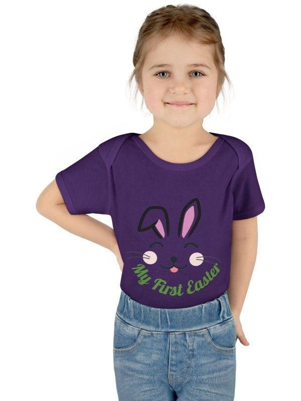 Hands&Toes Rabbit Ears 'My First Easter' Onesie - Hands & Toes