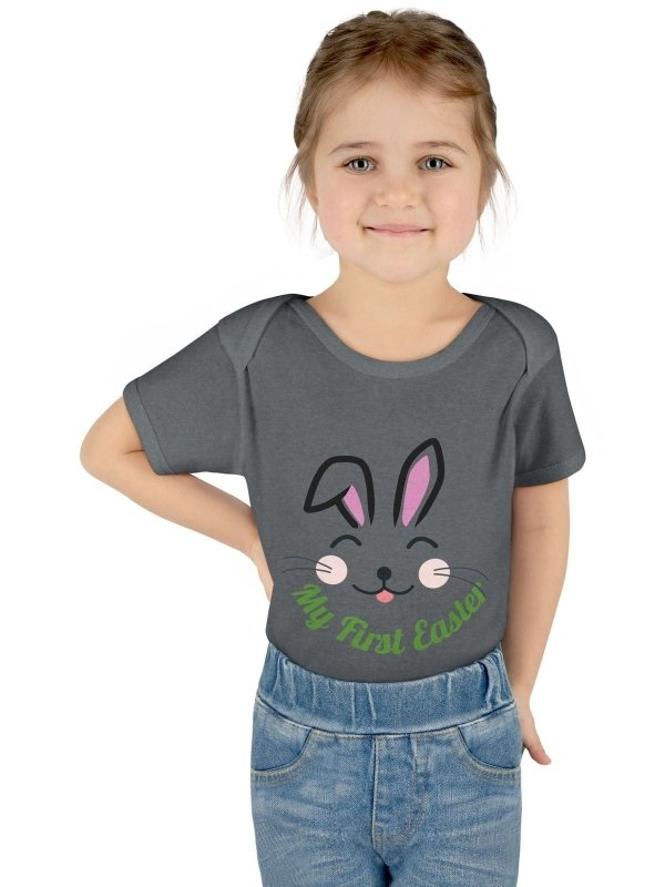 Hands&Toes Rabbit Ears 'My First Easter' Onesie - Hands & Toes