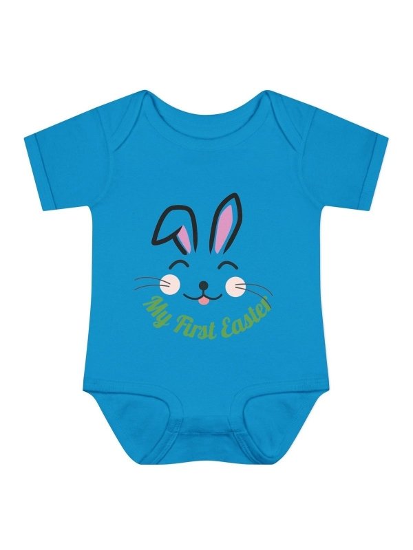 Hands&Toes Rabbit Ears 'My First Easter' Onesie - Hands & Toes