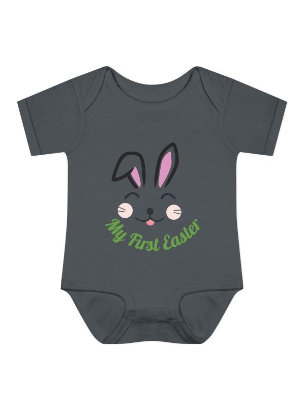 Hands&Toes Rabbit Ears 'My First Easter' Onesie - Hands & Toes