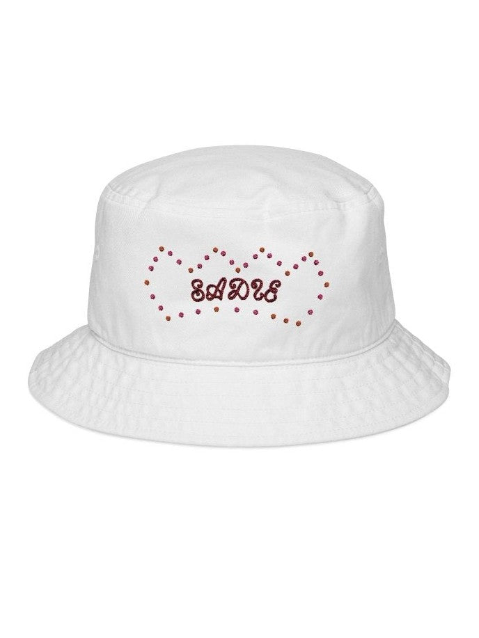 Personalized Name Embroidered Bucket Hat for Kids - Princess Crown Design - Hands & Toes