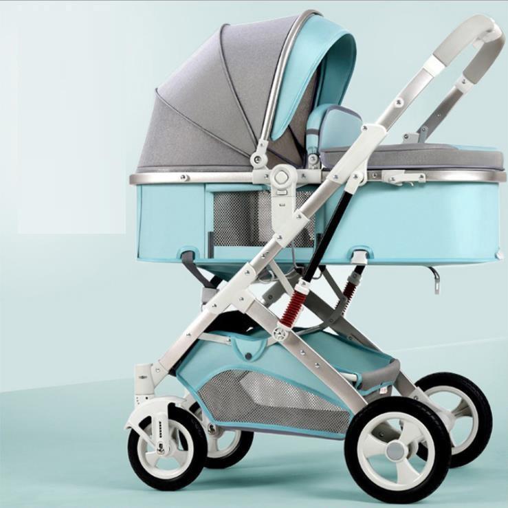 Two - way Newborn Baby Stroller Portable Folding - Hands & Toes