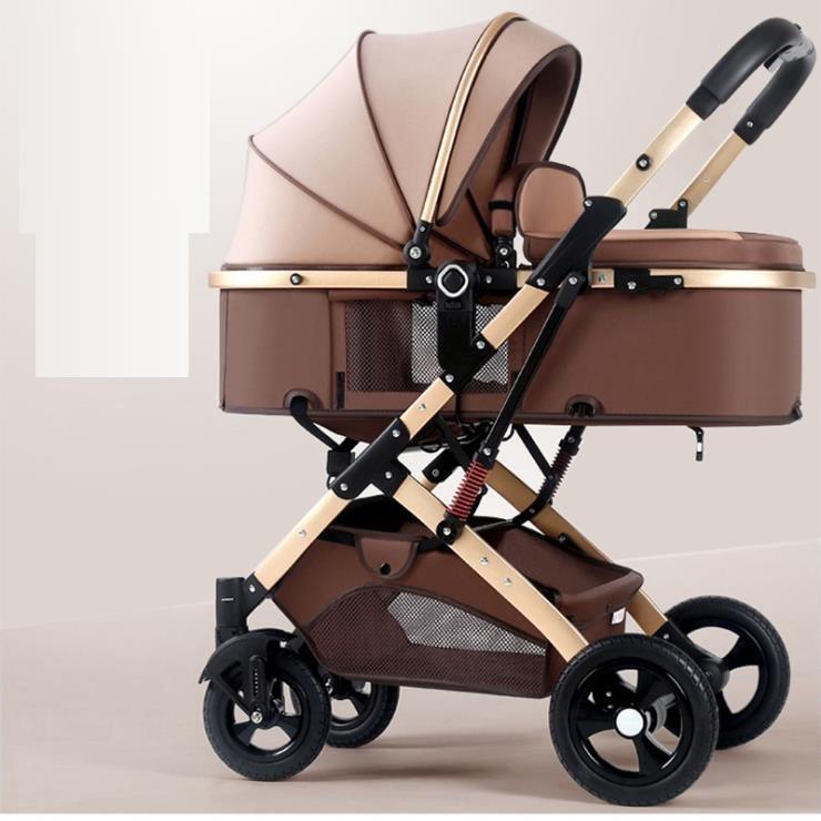 Two - way Newborn Baby Stroller Portable Folding - Hands & Toes