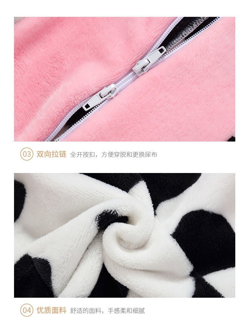 Animal Zip Up Jumpsuits