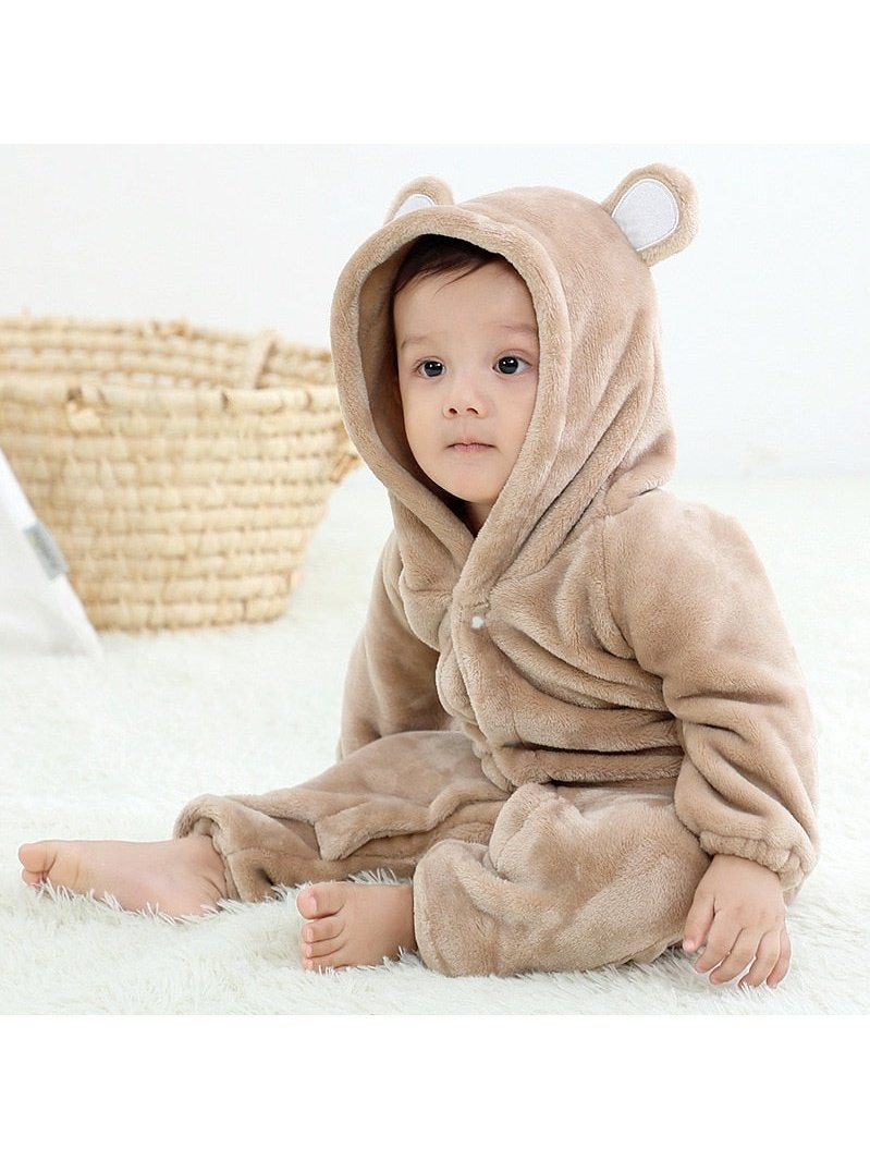 Animal Zip Up Jumpsuits