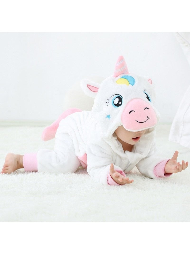 Animal Zip Up Jumpsuits