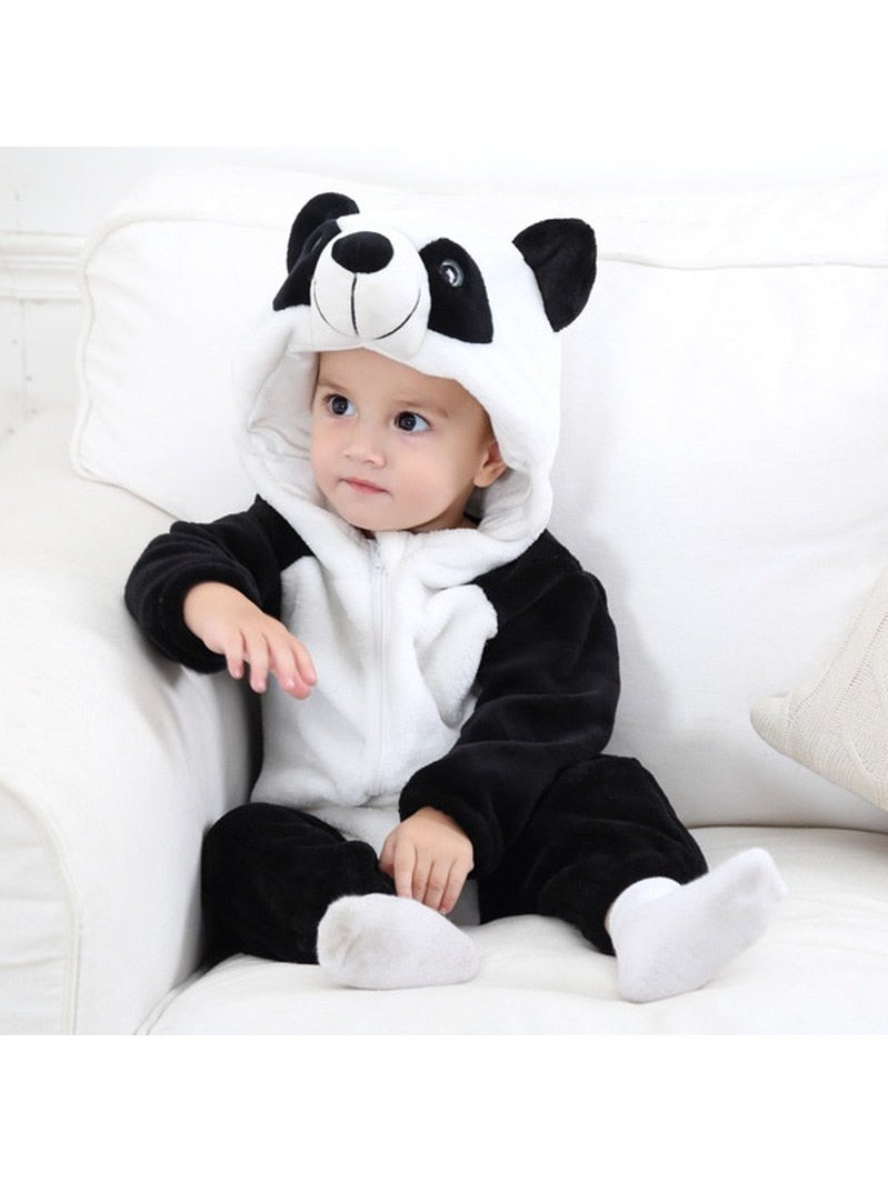 Animal Zip Up Jumpsuits