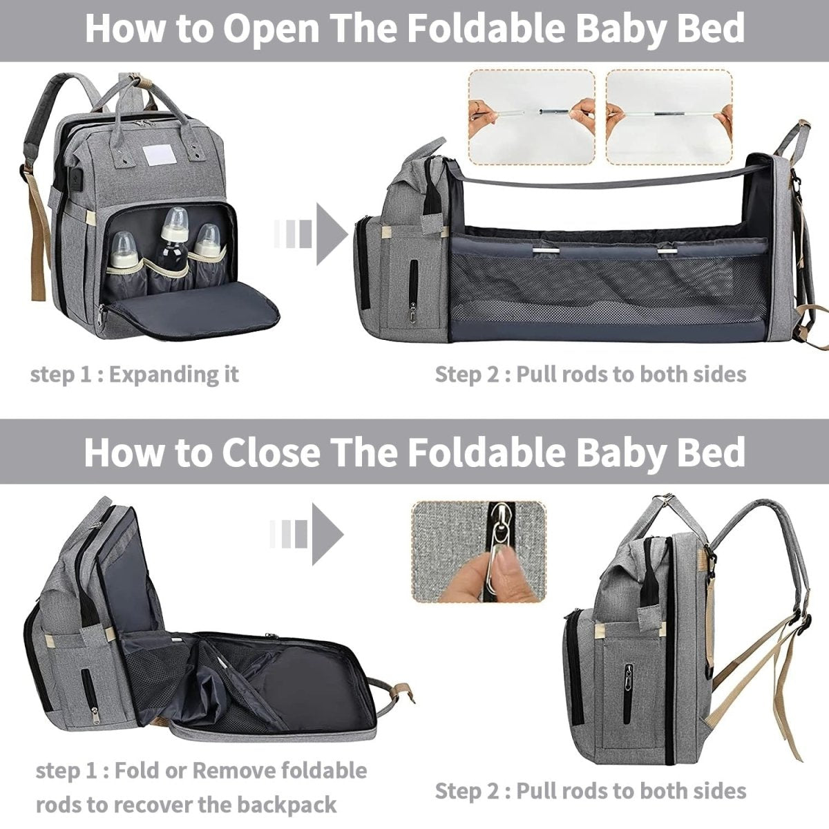 Young Fashion LAND Baby Diaper Bag