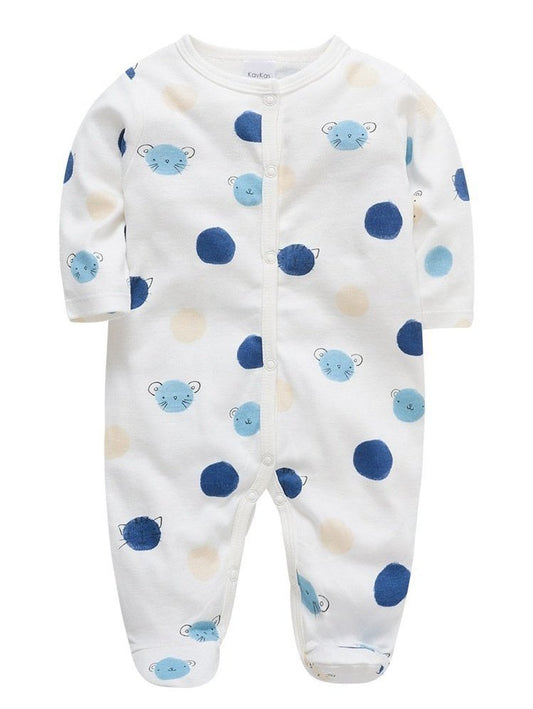 Long Sleeve Footie Pajamas