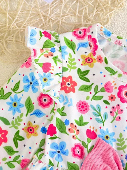2piece Pudcoco Baby Girls Fall Dresses Long Sleeve Round Neck Bow Dress Toddler Casual Dress Set 6M-3T