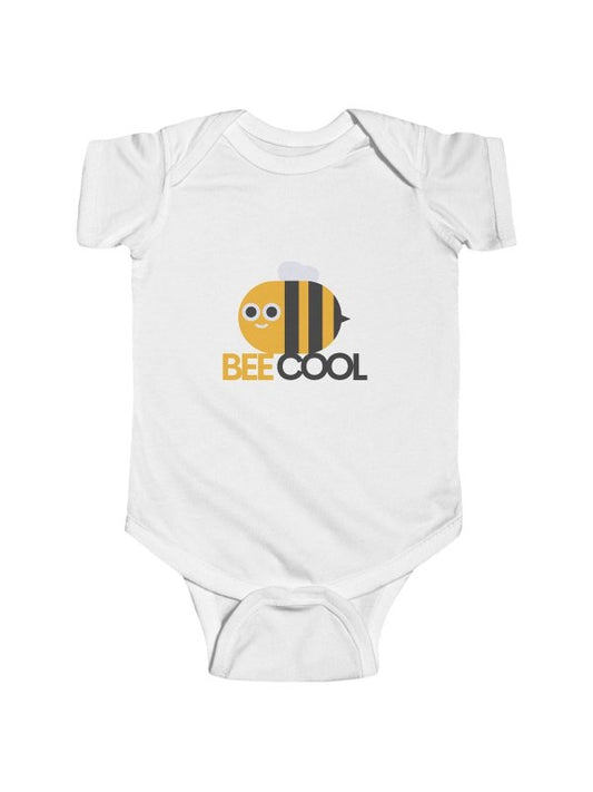 Bee Cool Infant Bodysuit, Cute Baby Outfit, Newborn Gift, Funny Baby Clothes, Swaddle Essential, Baby Shower Present