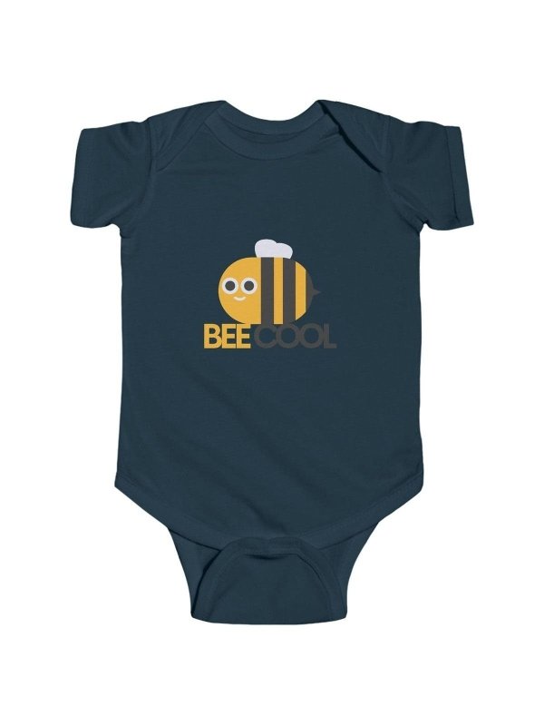 Bee Cool Infant Bodysuit, Cute Baby Outfit, Newborn Gift, Funny Baby Clothes, Swaddle Essential, Baby Shower Present
