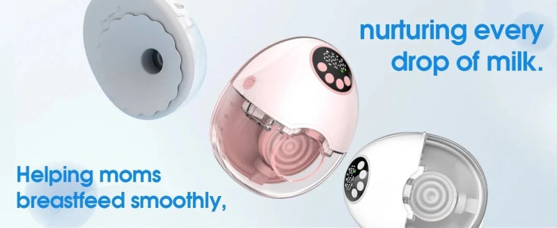 Breast Pump Electric Handsfree BPA Free With Heating & UV Sterilize Lid Optional Wireless Upgrade Wearable Breastfeeding Pump - Hands & Toes