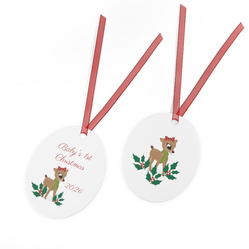 Christmas Reindeer Ornament - Hands & Toes