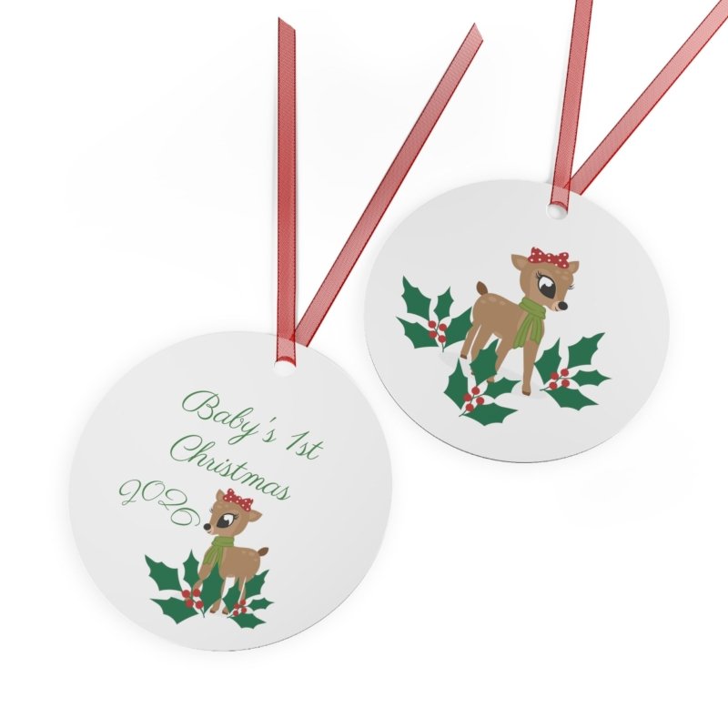 Christmas Reindeer Ornament - Hands & Toes