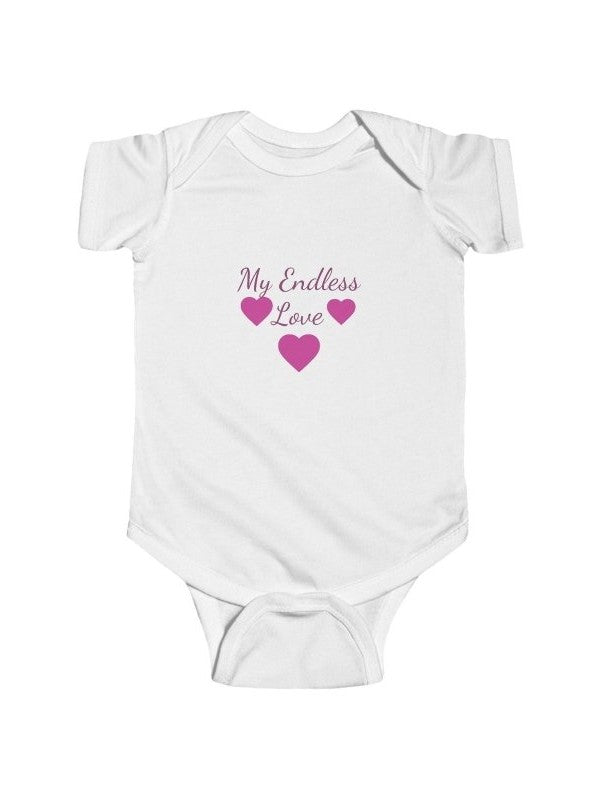 Endless Love heart onesies Bodysuit - Hands & Toes