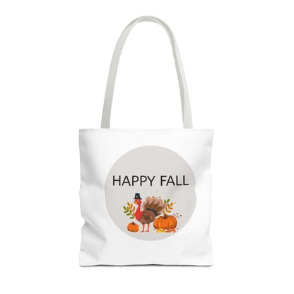 Fall-Themed Tote Bag, Happy Fall and Halloween Designs, Eco-Friendly Shopping, Seasonal Gift, Trick or Treat Bag, Holiday Accessory
