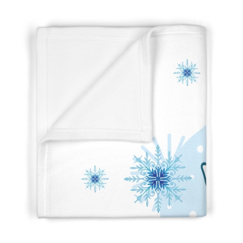 Hands and Toes Soft Fleece Snowflake Baby Reindeer Swaddle Blanket - Hands & Toes