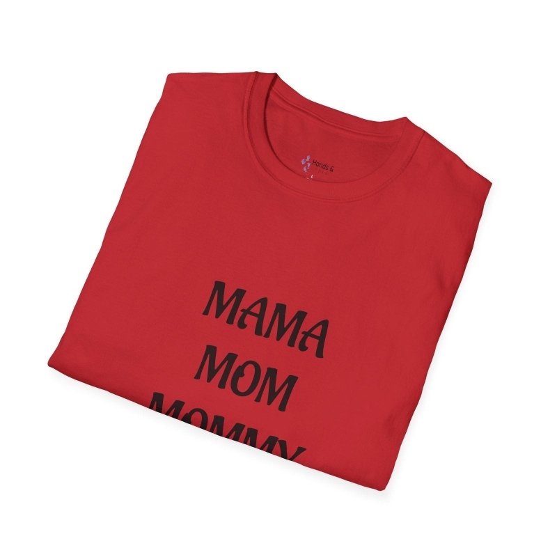 Mama Mom Mommy Bruh T-Shirt — Funny Mother's Day Casual Tee for Moms - Hands & Toes