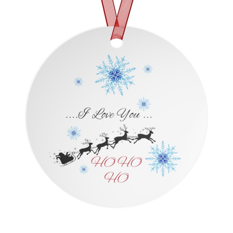 Merry Christmas Mama and Papa Ornament