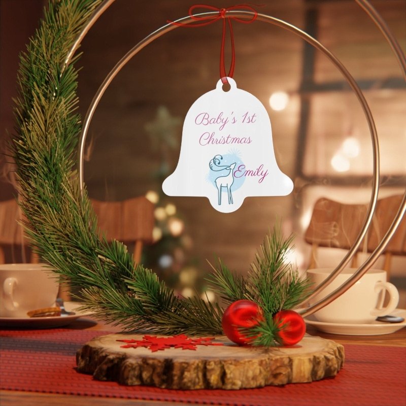 Metal Ornaments Babys 1st, 2nd, 3rd, 4th Customizable Christmas - Hands & Toes
