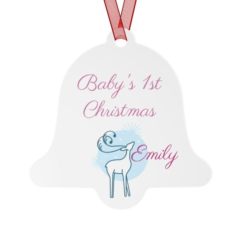 Metal Ornaments Babys 1st, 2nd, 3rd, 4th Customizable Christmas - Hands & Toes