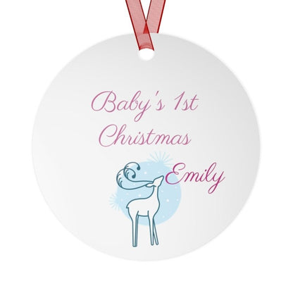 Metal Ornaments Babys 1st, 2nd, 3rd, 4th Customizable Christmas - Hands & Toes