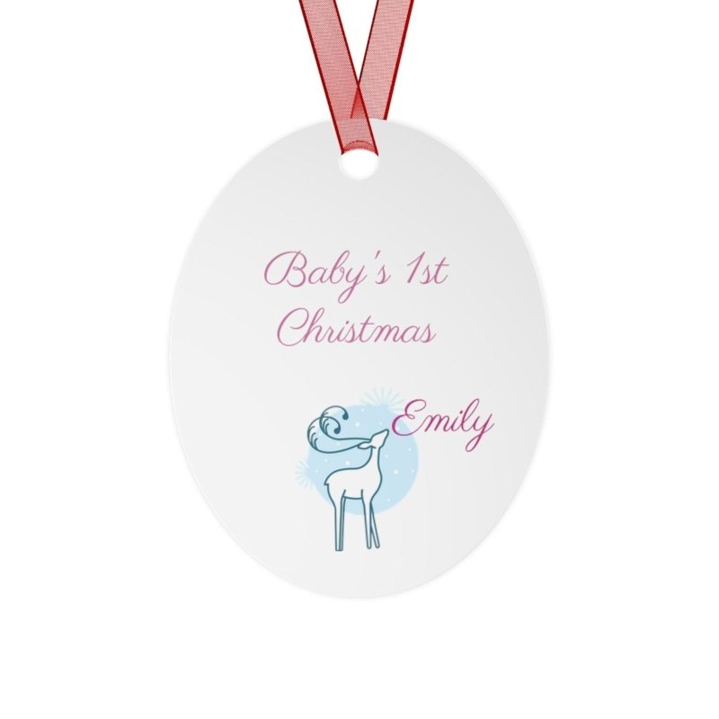 Metal Ornaments Babys 1st, 2nd, 3rd, 4th Customizable Christmas - Hands & Toes