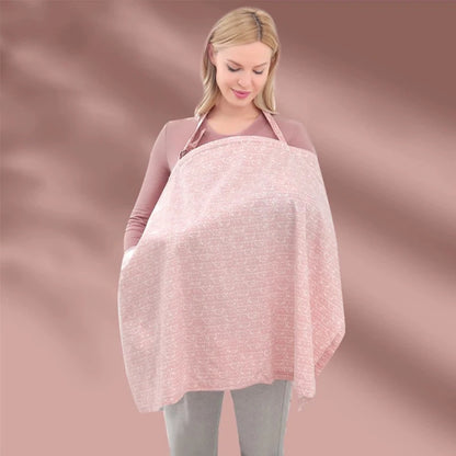 Mother Breastfeeding Cover Cotton Baby Feeding Nursing Shawl Adjustable Privacy Apron Stroller Blanket - Hands & Toes