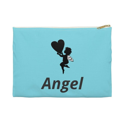 Personalizable Accessory Pouch Cute Heart Angel Accessory Bag, Gift for Kids & Loved Ones - Hands & Toes