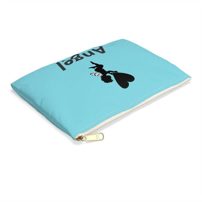 Personalizable Accessory Pouch Cute Heart Angel Accessory Bag, Gift for Kids & Loved Ones - Hands & Toes