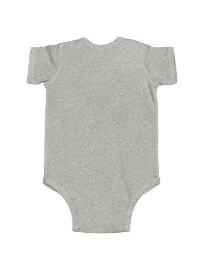 Personalize Girls Infant Bodysuit — Girls Name Heart Newborn Onesie - Hands & Toes