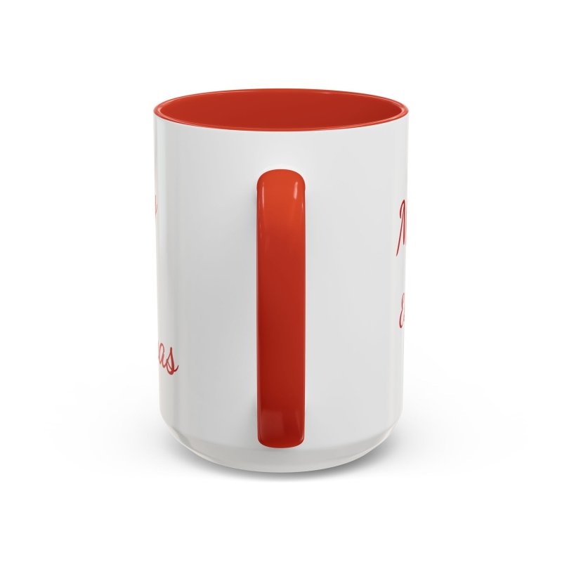 Personalize Mama/Papa Established Mug Christmas Reindeer Accent Coffee Mug – "Merry Christmas" Holiday Gift (11/15oz) - Hands & Toes